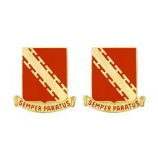 52nd ADA (Air Defense Artillery) Regiment Unit Crest (Semper Paratus)